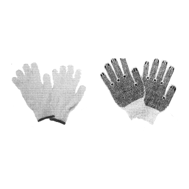 Cotton Seamless Gloves (Plain & Dotted)